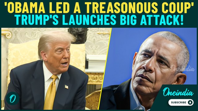 Trump EXPLODES At Obama | Trump Accuses Obama Of Treason, Calls Hillary, Biden Co-Conspirators|VIDEO