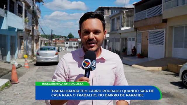 cidadão é abordado por criminosos e tem carro roubado a caminho do trabalho: violência altera rotina em área comercial