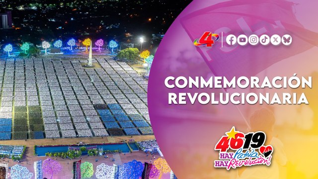 ✨ Pueblo nicaragüense conmemora el 46 aniversario de la Revolución en plazas comunitarias 🇳🇮