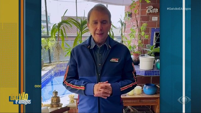 Reginaldo Leme dá parabéns e brinca com idade de Galvão: te alcanço