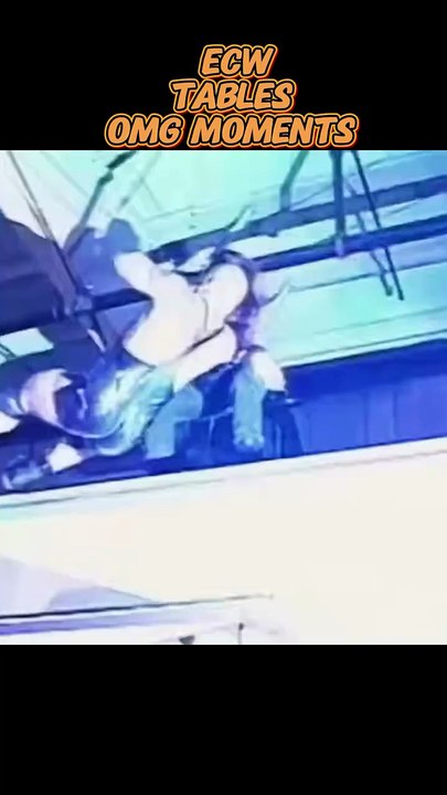 ECW Tables Omg Moments #wwe #ecw #prowrestling #fyp