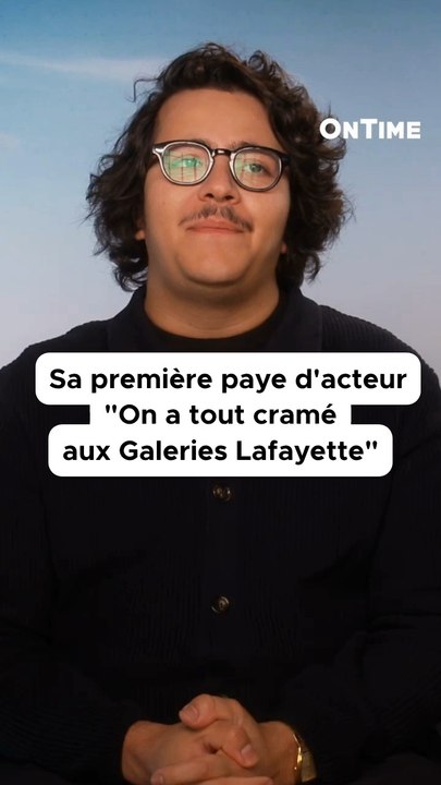 Ma première paye ? J’ai tout claqué aux galeries lafayette 😂