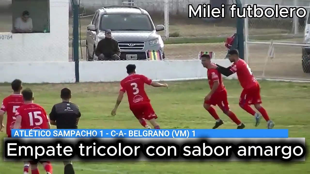 Milei futbolero: Video Sampacho 1 vs Belgrano VM 1