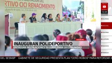 Gobernadora Evelyn Salgado inauguró polideportivo en Guerrero