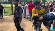 Bangladesh: más de 30 muertos por choque de avión militar contra una escuela