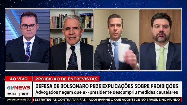 Advogados de Jair Bolsonaro querem explicações de Moraes sobre medidas cautelares