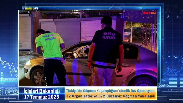 Türkiye’de Göçmen Kaçakçılığına Yönelik Dev Operasyon: 32 Organizatör ve 572 Düzensiz Göçmen Yakalandı