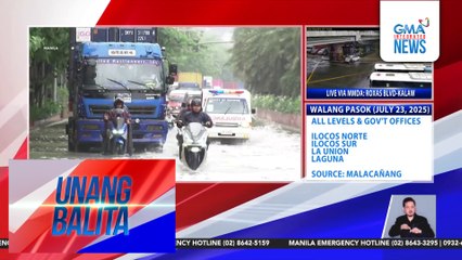 Pinto ng ref, sofa, at mga basura, ilan sa mga bumara sa MMDA pumping station | Unang Balita