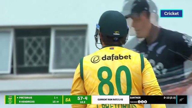 New Zealand vs South Africa 5th T20 Match Highlights - Zimbabwe T20I Tri-Series 2025