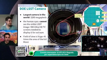 Supertelescópio flagra visitante interestelar passando!