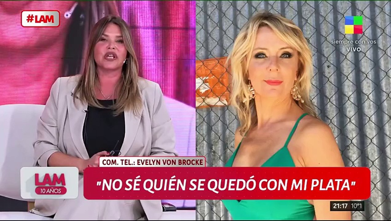 FUERTÍSIMO CRUCE EN VIVO ENTRE EVELYN VON BROCKE Y NAZARENA VÉLEZ