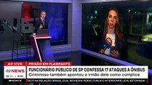 Funcionário público de SP confessa 17 ataques a ônibus