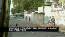 FTS 20:30 22-07: Venezuela closes electoral campaign ahead of July 27 elections