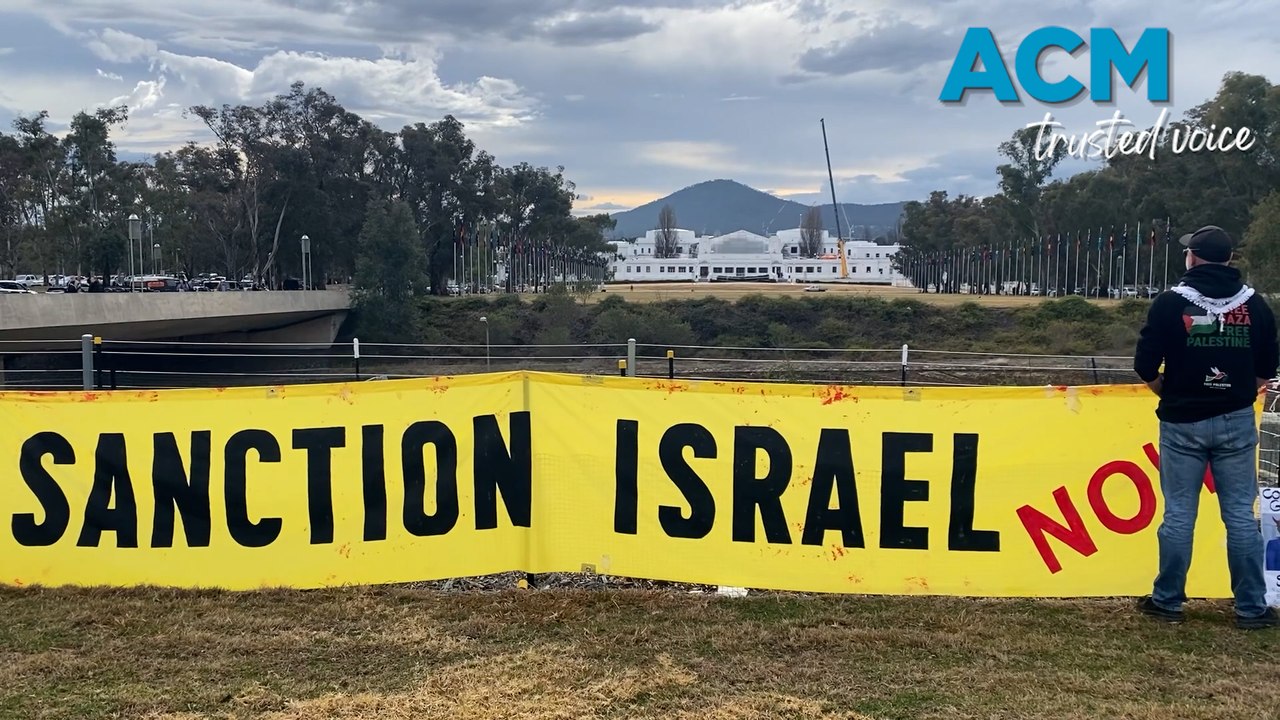 Activists demand sanctions on Israel, as government condemns the inhumane killing of civilians