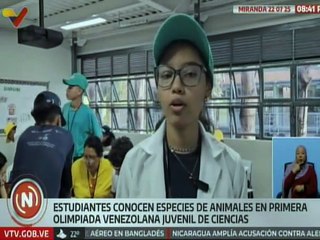 Olimpiada Venezolana Juvenil de Ciencias promueve en los estudiantes el conocimiento de la fauna