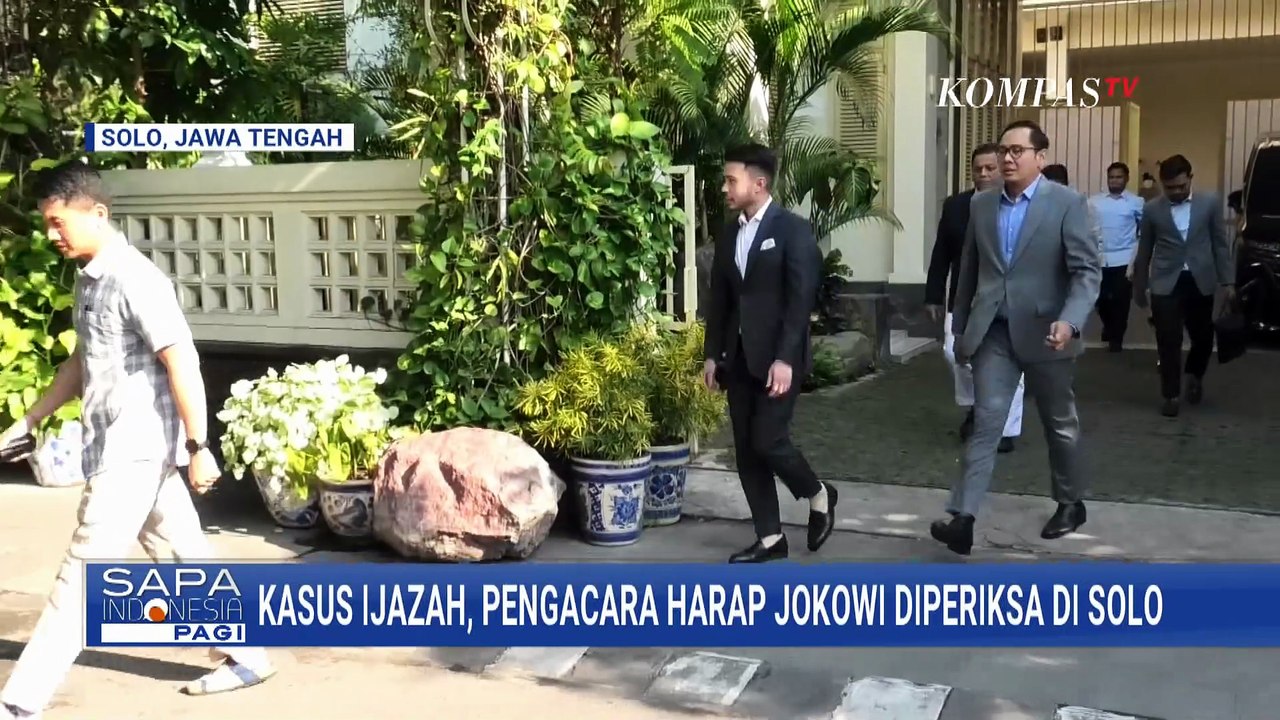 Terbaru! Pemeriksaan Jokowi dalam Kasus Ijazah Dilakukan di Solo? | SAPA PAGI