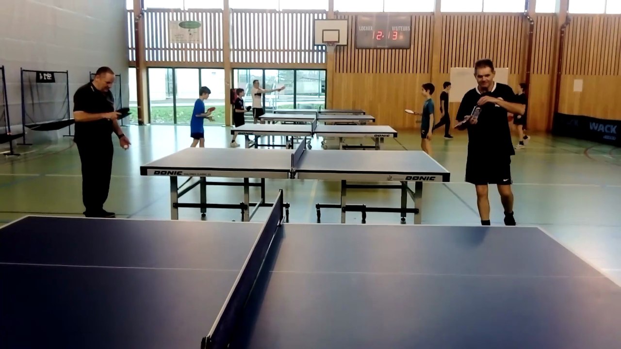 Entraînement de Tennis de Table à Nogent le 04/02/18 - Les pongistes de l'ASNTT