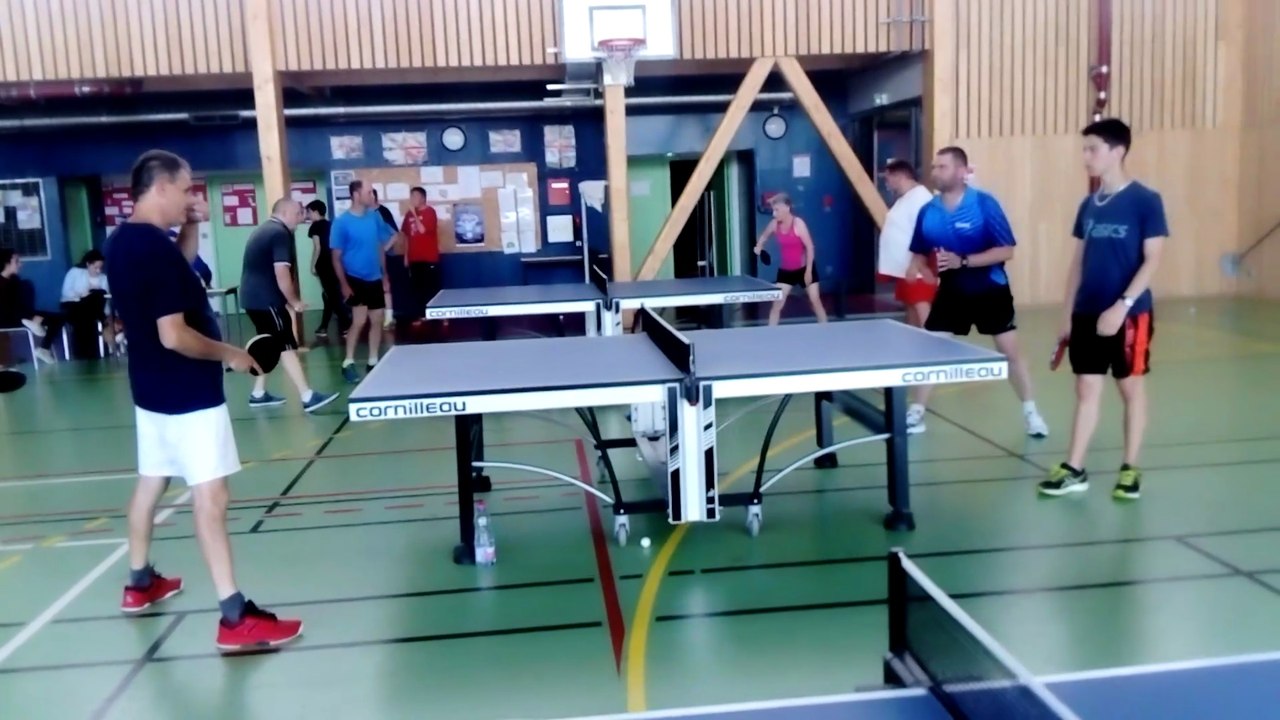 Entraînement de Tennis de Table à Nogent le 01/06/18 - Les pongistes de l'ASNTT