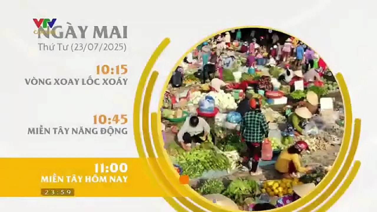VTV Cần Thơ | Khoảnh khắc đổi clock và tên chương trình (0h, 23/07/2025)