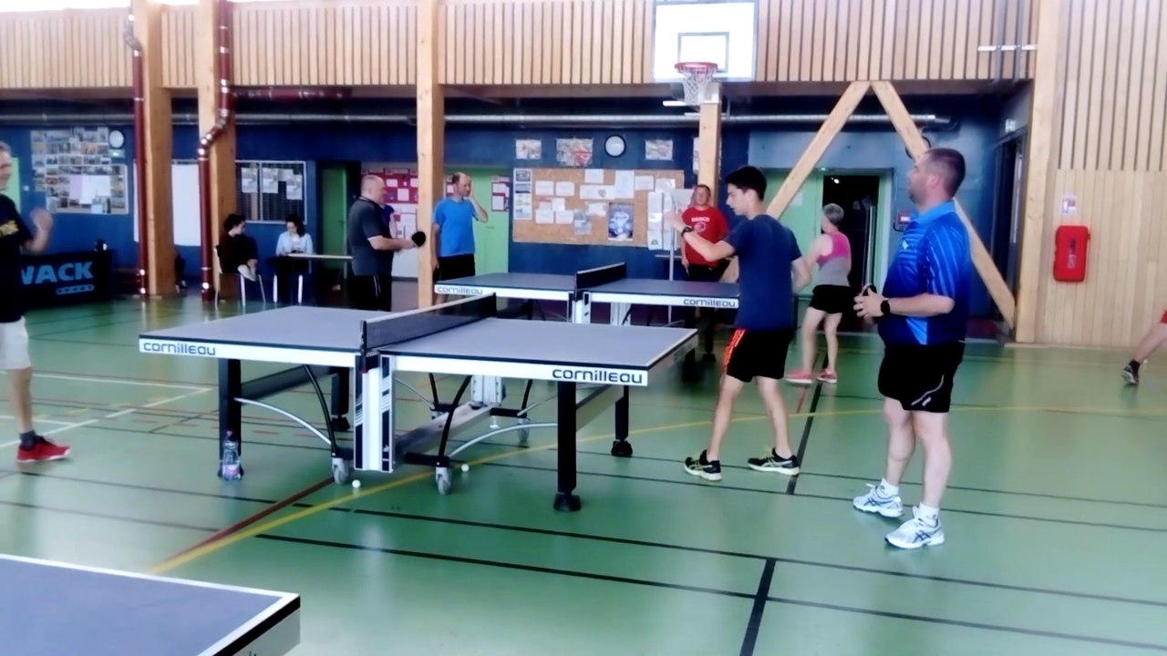 Entraînement de Tennis de Table à Nogent le 01/06/18 - Les pongistes de l'ASNTT