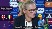 'The team never gives up' - Wiegman on England's thrilling semi-final win