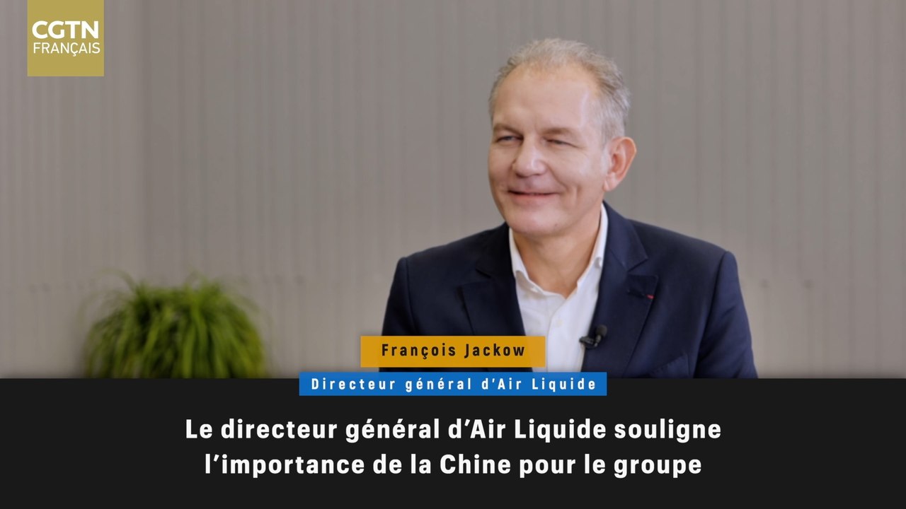 Le directeur général d'Air Liquide François Jackow souligne l'importance de la Chine pour le groupe