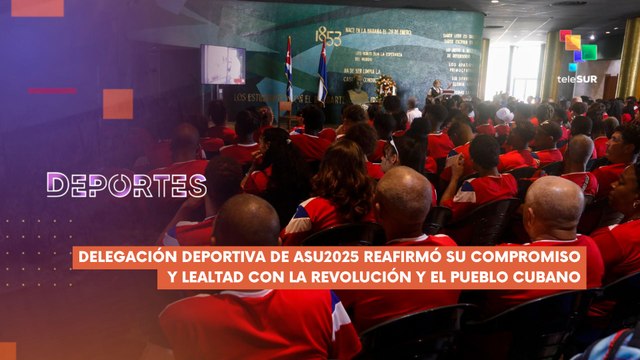 Delegación cubana que asistirá a los Juegos Panamericanos Junior participó en el Acto de la Dignidad en el Memorial José Marti DEPORTES TE LO CUENTO 22-07-2025