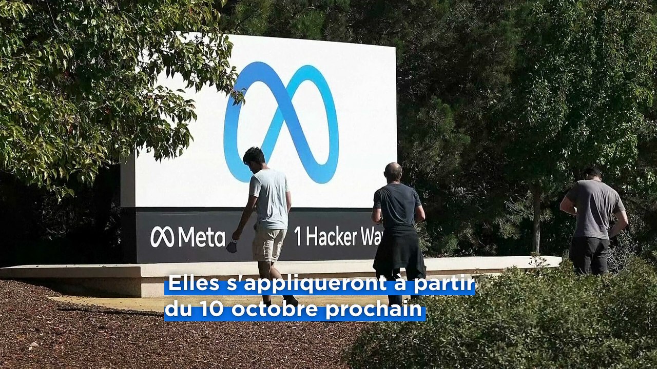 Meta suspend la publicité politique dans l'UE, en invoquant des règles "inapplicables"