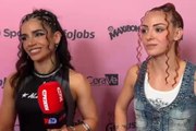 Alana y Ari Geli ante los micrófonos de MARCA antes de la Velada del Año 5
