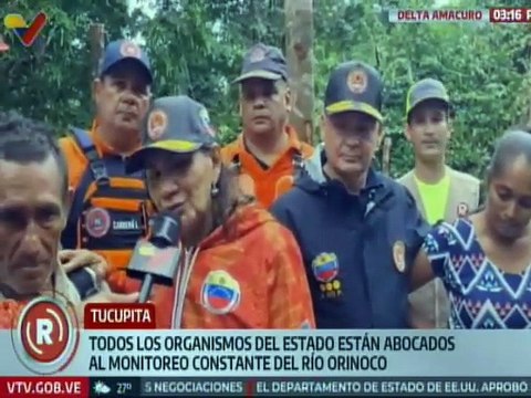 Delta Amacuro | Autoridades garantizan la atención inmediata a familias afectadas por crecida del río Orinoco