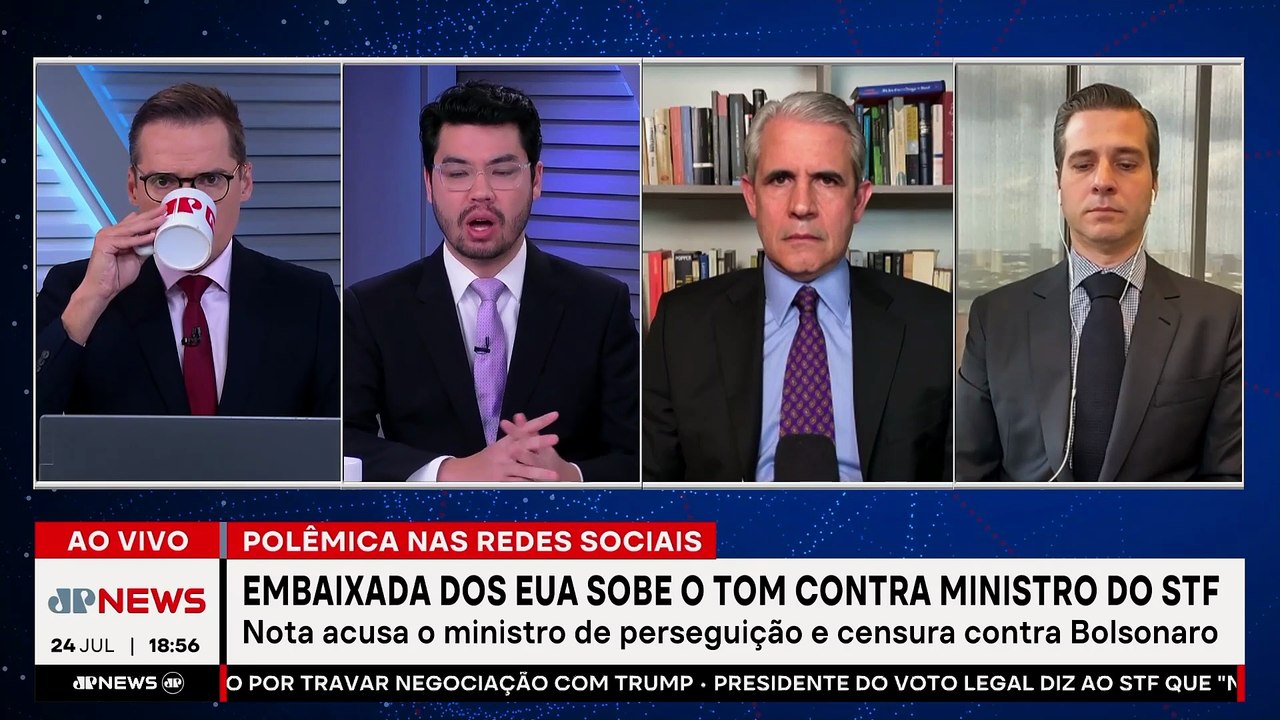 Moraes está perseguindo Jair Bolsonaro? Bancada avalia nota da embaixada dos EUA contra ministro