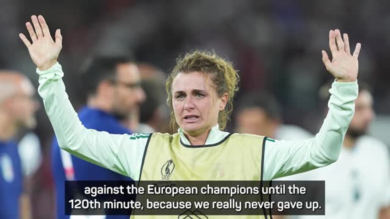'Football can be cruel' - Girelli on Italy's heartbreaking semi-final loss