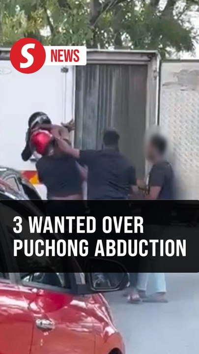 Police hunt three suspects over a man's abduction following a brawl in Puchong