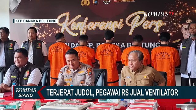 Lima Orang Curi Ventilator RSUP Soekarno, Uang untuk Judi Online | KOMPAS SIANG