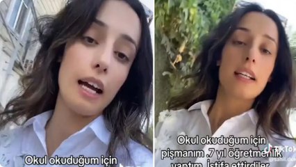 Genç öğretmen okuldan kovulma gerekçesine isyan etti