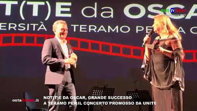 NOT(T)E DA OSCAR, GRANDE SUCCESSO A TERAMO PER IL CONCERTO PROMOSSO DA UNITE
