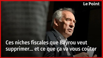 Ces niches fiscales que Bayrou veut supprimer… et ce que ça va vous coûter