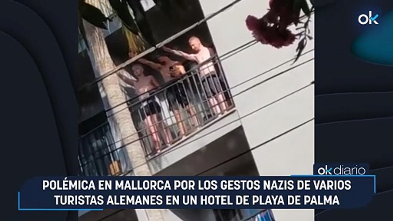 Polémica en Mallorca por los gestos nazis de varios turistas alemanes en un hotel de Playa de Palma