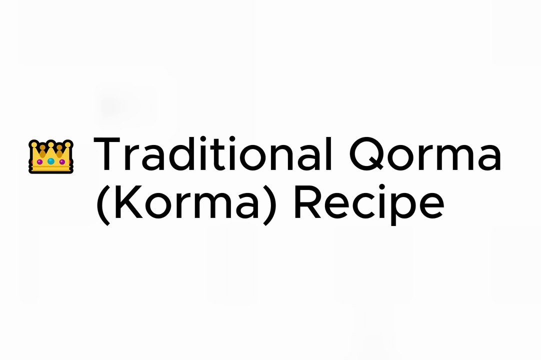 How to Make Perfect Chicken Korma | Easy Step-by-Step Recipe