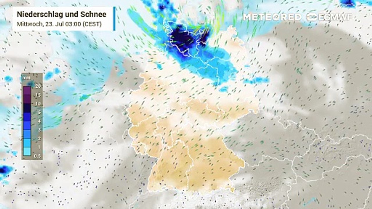 Immer wieder Schauer und Gewitter - das Wetter in Deutschland bleibt sehr wechselhaft!
