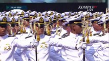 [FULL] Aksi Selebrasi Gabungan Perwira TNI-Polri Depan Presiden Prabowo & Wapres Gibran di Istana