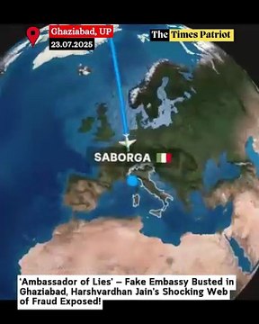 ‘Ambassador of Lies’ — Fake Embassy Busted in Ghaziabad, Harshvardhan Jain’s Shocking Web of Fraud Exposed!