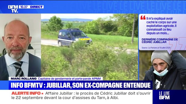 Affaire Jubillar: l'audition de la dernière compagne de Cédric Jubillar est un travail extrêmement compliqué , explique le capitaine de gendarmerie Marc Rollang