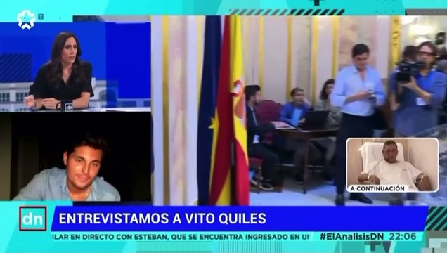 Vito Quiles se papea en directo a una periodista progre por zamparse la censura de Pedro Sánchez