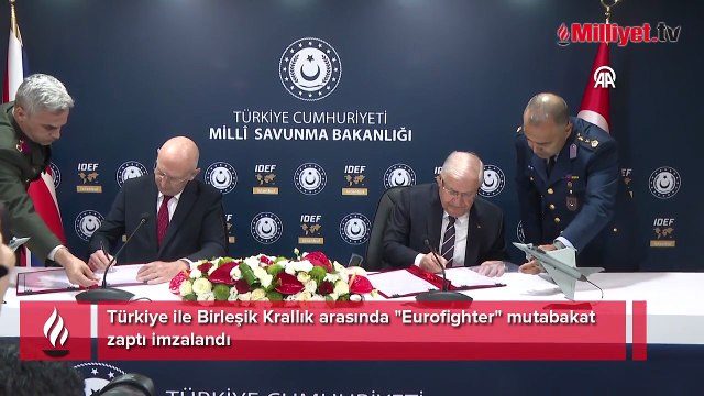 MSB'den açıklama: Eurofighter'da mutabakat zaptı imzalandı