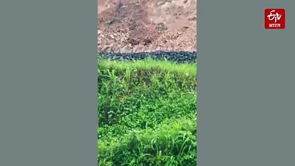 रेलवे ट्रैक पर गिरा मलबा, भनवारटंक टनल के पास हुई घटना, रेल सेवा हुई बाधित