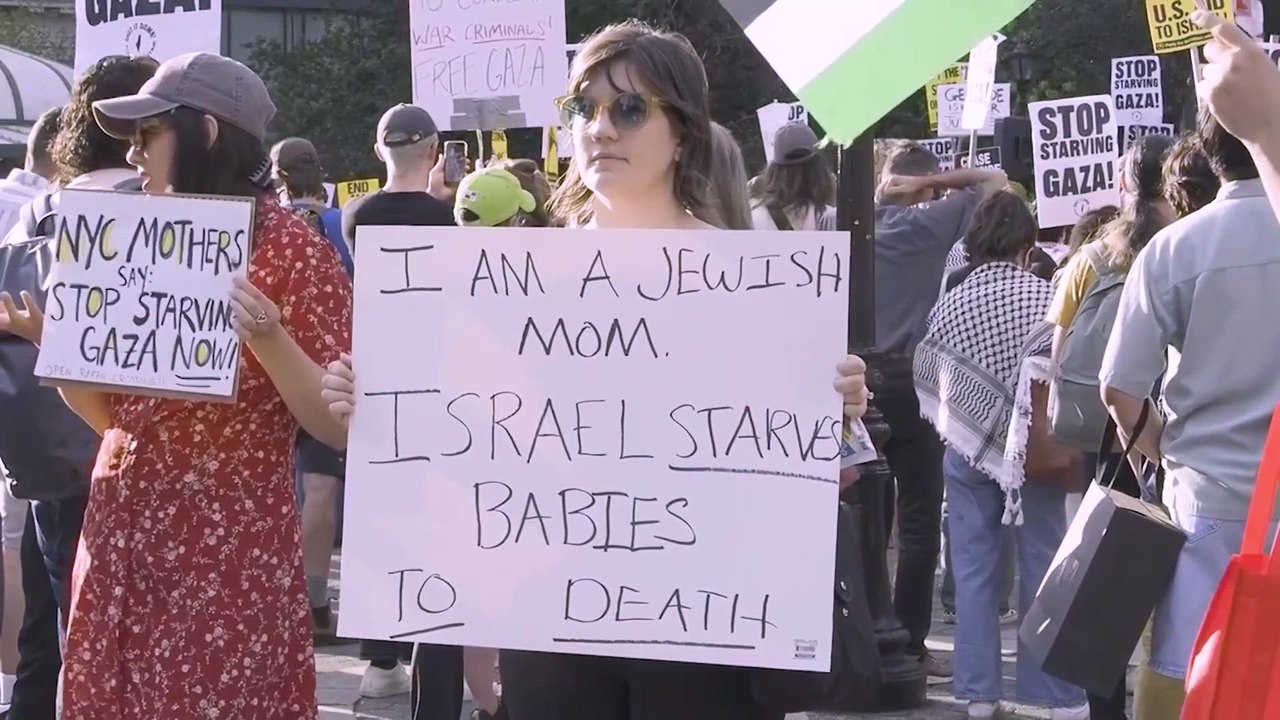 Hundreds rally in New York City to protest starvation in Gaza