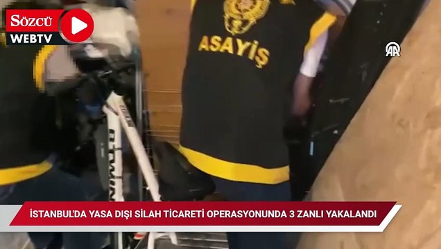 İstanbul'da yasa dışı silah ticareti operasyonunda 3 zanlı yakalandı