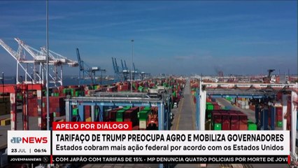 Tarifaço de Trump mobiliza governadores e preocupa o agro