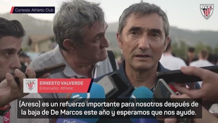 Valverde valora el fichaje de Areso... y responde sobre Laporte